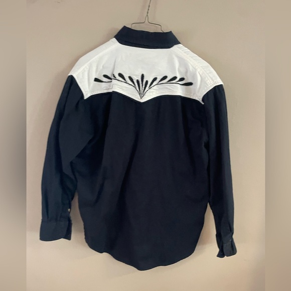 VTG Gordon James Men's Button Down Embroidered Western Shirt Medium -C - Picture 2 of 4